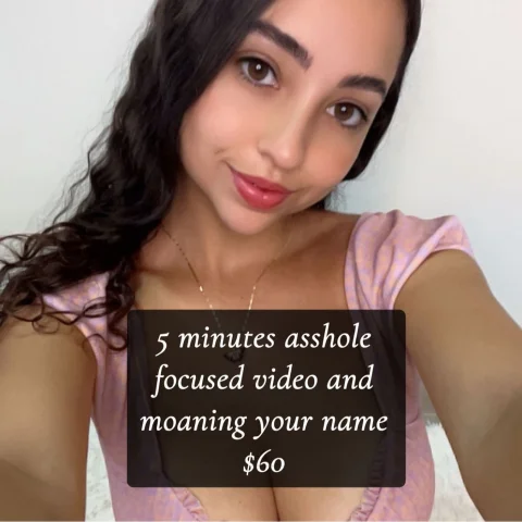 5 minutes asshole focused video moaning your name