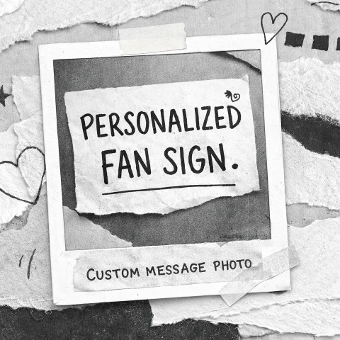 Personalized Fan Sign