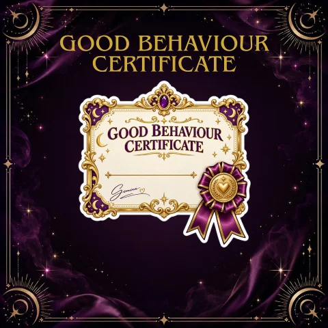 Good Behaviour Certificate