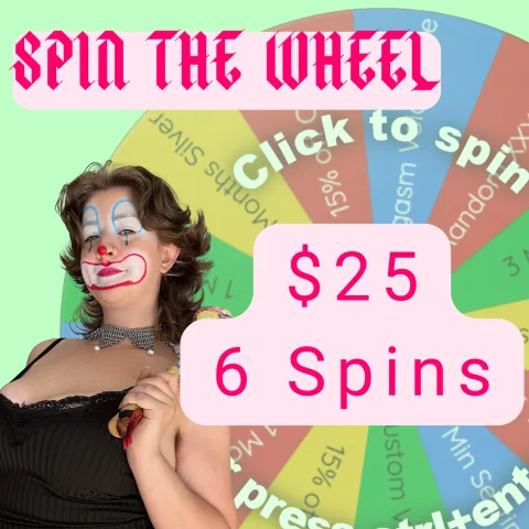 Birthday Spin the Wheel Game - 6 Spins