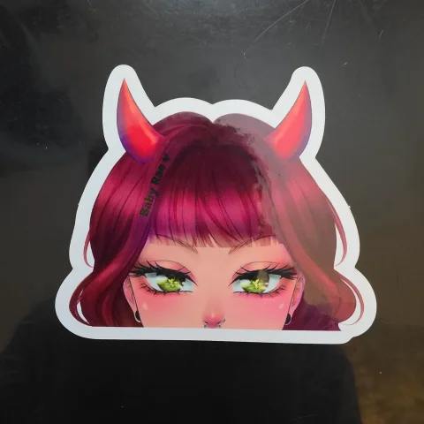 Devil Peeker Sticker