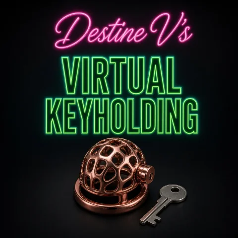 Destine V Virtual Keyholding - Monthly Chastity & Domme Control