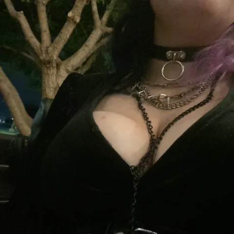 slutty goth gf after the bar photoset