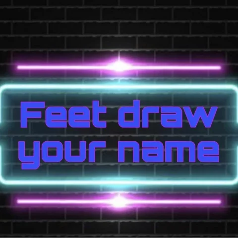 My feet draw your name