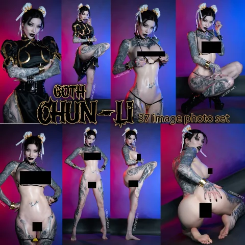 GOTH CHUN-LI photo set