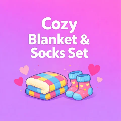Cozy Blanket & Socks Set