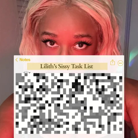Lilith's Sissy Task List