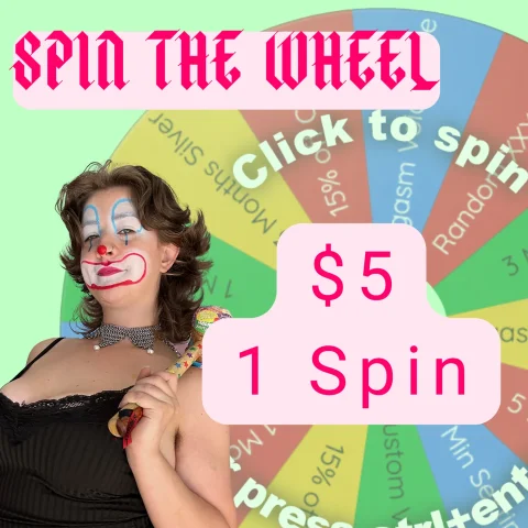 Birthday Spin the Wheel Game - 1 Spin