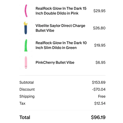 Reimburse my toy order