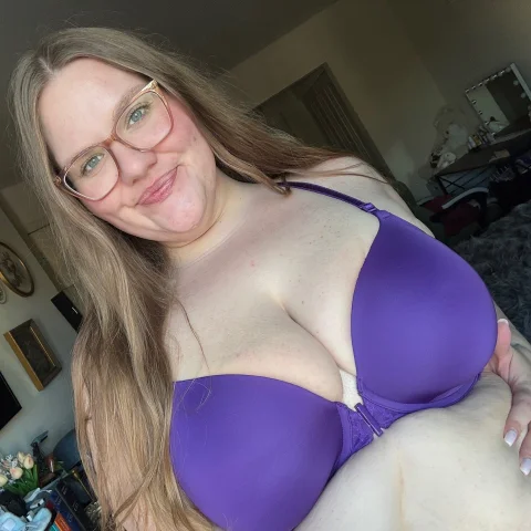 Purple bra