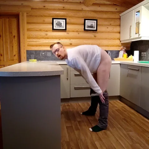 Bending Over The Kitchen Counter Photoset