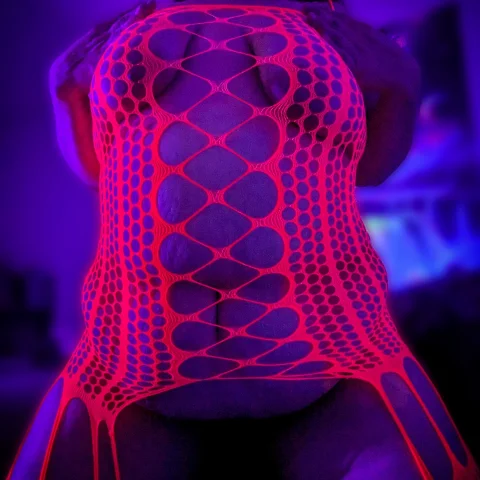 Pink Mesh Bodysuit