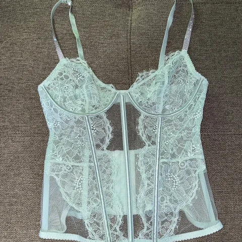 VS Shine Strap Sea Foam Corset