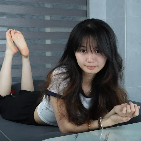 Glistening Bare Feet & Ramen Digital Photos