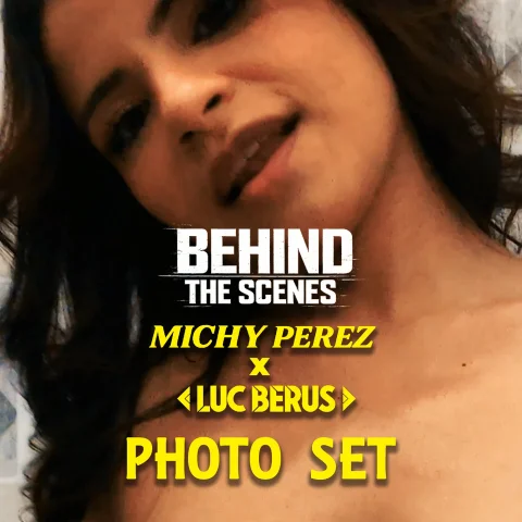 Michy Perez Raw Photoset from Behind the Scenes Quick and Hot Bathroom Fuck during Makeup