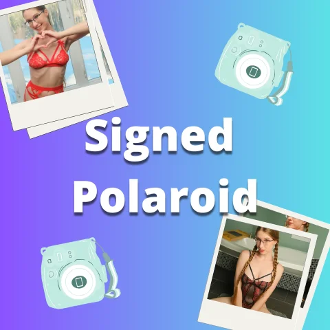 Signed Polaroid
