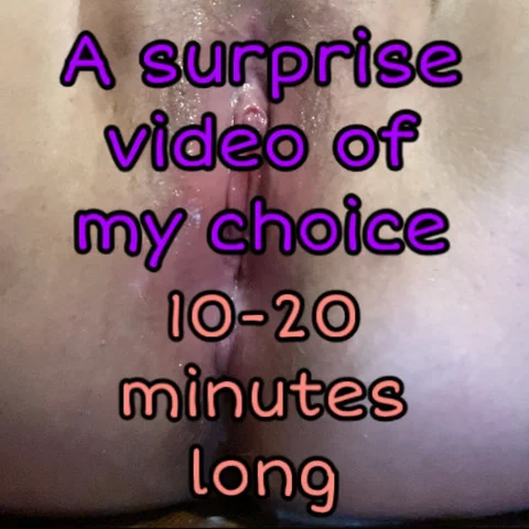 Surprise video of me