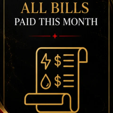 Paid Bills For a Month
