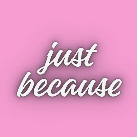 JUST BECAUSE
