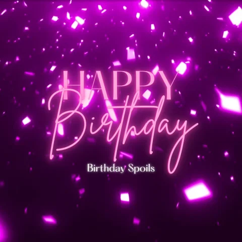Birthday spoils