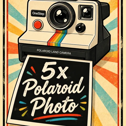 5x Polaroid Photos