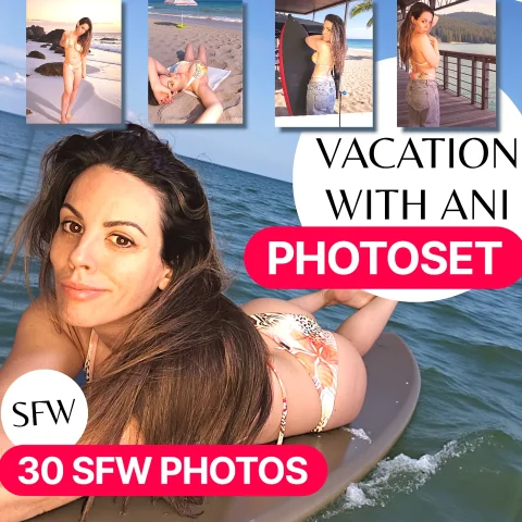 Vacation With Ani Photoset SFW