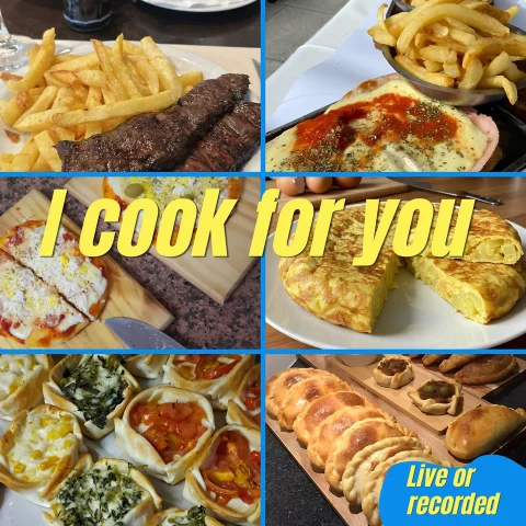 I cook for you live or recorded