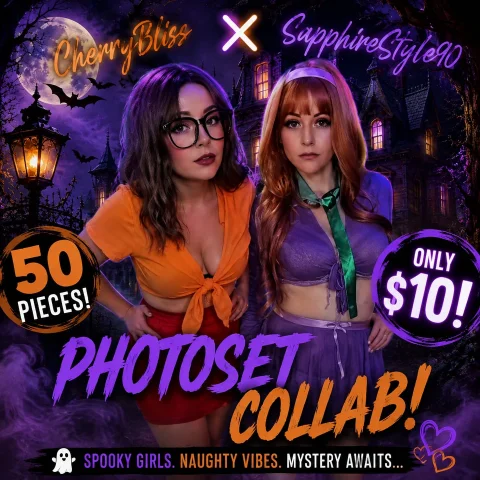 Collaborative Velma and Daphne Cosplay Photoset
