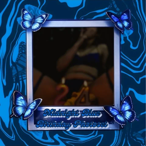 Midnight Blue Birthday Photoset- 52 images