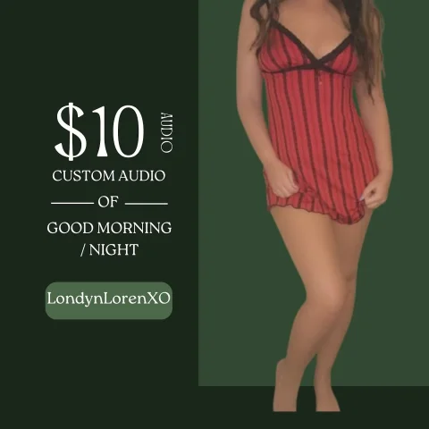 Personalized Good Morning or Night Audio Greeting