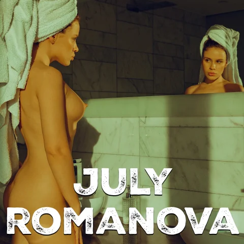 July Romanova Bath Picture Set