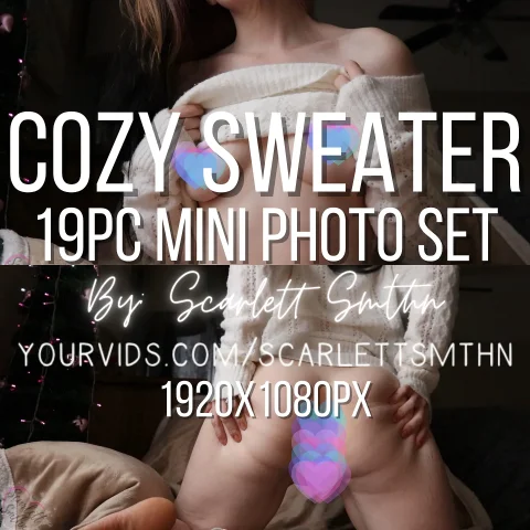 Cozy Sweater 19pc Mini Photo set