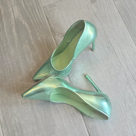 Green high heels