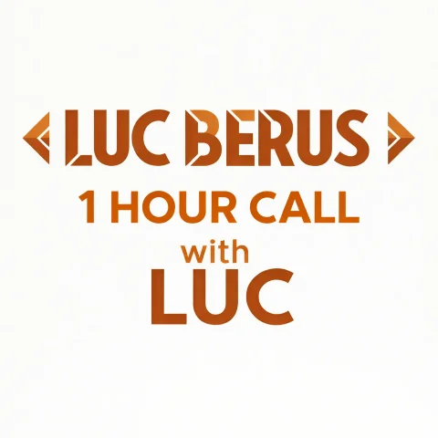1 Hour Private Call to Talk Directly with Luc