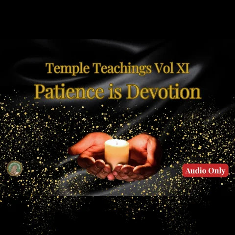 Temple Teachings Vol XI Patience in Devotion Audio Only