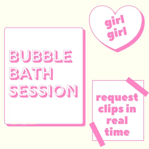 gg bubble bath session