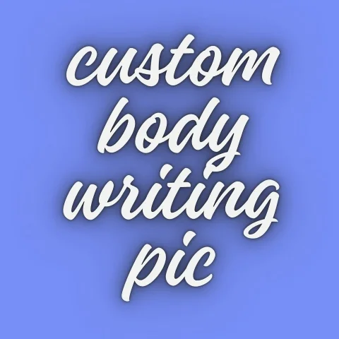 CUSTOM BODY WRITING PIC