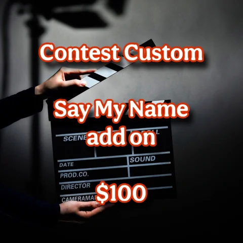 Say My Name Contest Custom Add On