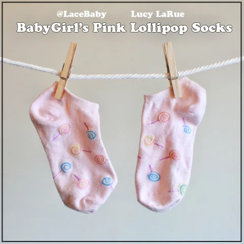 Pink Lollipop Socks