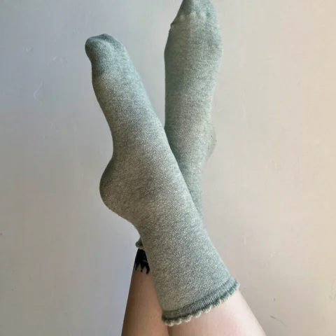 Pale Green Socks