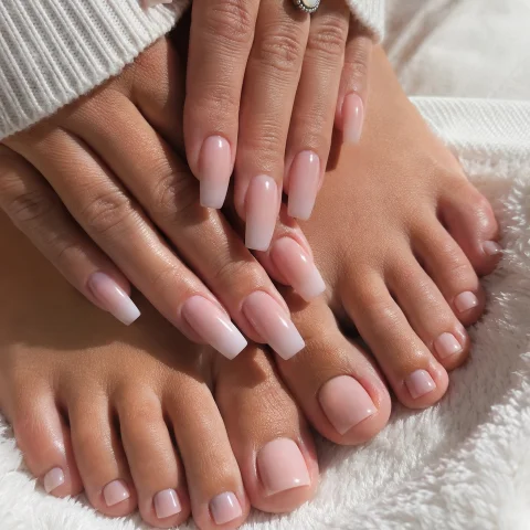 Manicure and pedicure