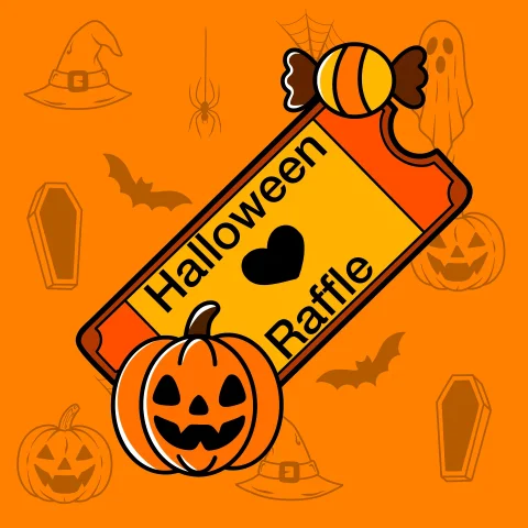 Halloween Raffle Ticket