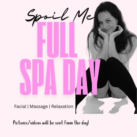 Yay, a spa day for me!