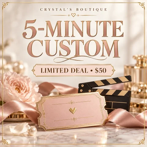 5-Minute Custom Video - LIMITED DEAL