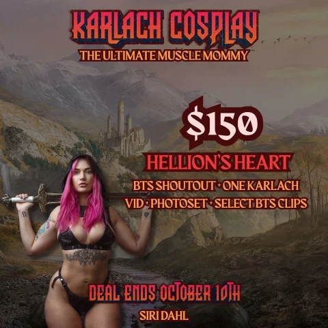 HELLIONS HEART Karlach Cosplay Sponsorship