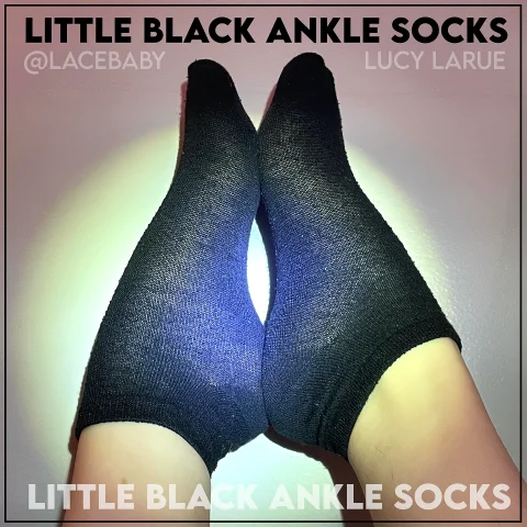 Little Black Ankle Socks