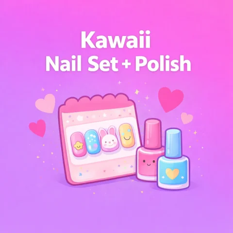 Kawaii Nail Set and Polish