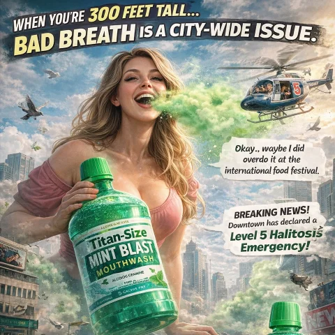 Fresh Breath Now in Skyscraper Size