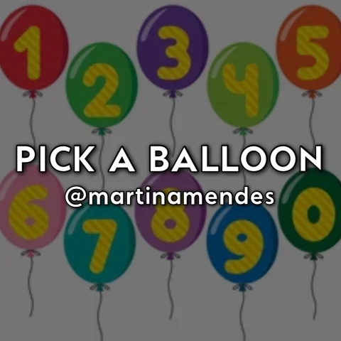Pick A Balloon