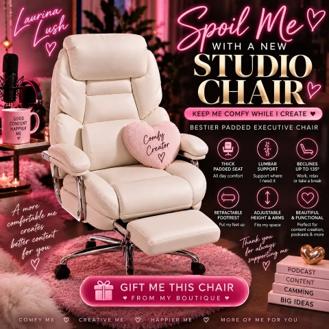 Luxe White Padded Chair for Cozy Creation Sessions
